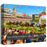 Horse Racing Extravaganza Jigsaw Puzzle 1000 Pieces