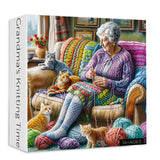 Grandma's Knitting Time Jigsaw Puzzle 1000 Pieces