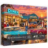 Route 66 Golden Hour Jigsaw Puzzle 1000 Pieces