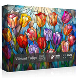 Vibrant Tulips Jigsaw Puzzle 1000 Pieces