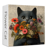 Flower Cat Jigsaw Puzzle 1000 Pieces