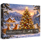 Woodland Christmas Jigsaw Puzzle 1000 Pieces
