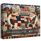 American Heritage Quilt Jigsaw Puzzle 1000 Pieces