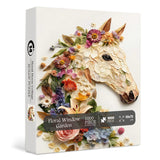 Floral Horse Collage Jigsaw Puzzle 1000 Pieces