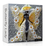 Butterfly Lady Jigsaw Puzzle 1000 Pieces
