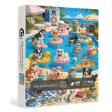 Jolly Splashing Paws Jigsaw Puzzle 1000 Pieces
