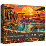Gilded Sunset Bath Jigsaw Puzzle 1000 Pieces