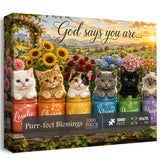 Purr-fect Blessings Jigsaw Puzzle 1000 Pieces