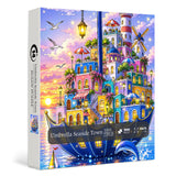 Umbrella Seaside Town Jigsaw Puzzle 1000 Pieces