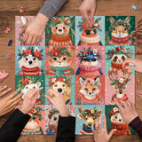 Festive Animal Friends Jigsaw Puzzle 1000 Pieces