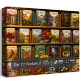 Garden Bookshelf Jigsaw Puzzle 1000 Pieces