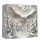 Owl in Snow Jigsaw Puzzle 1000 Pieces