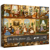Life at the Manor Jigsaw Puzzle 1000 Pieces
