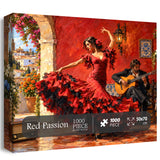 Red Passion Jigsaw Puzzle 1000 Pieces