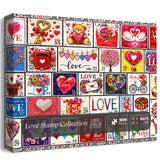 Love Stamp Collection Jigsaw Puzzle 1000 Pieces
