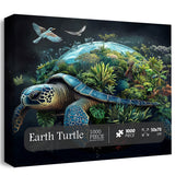 Earth Turtle Jigsaw Puzzle 1000 Pieces