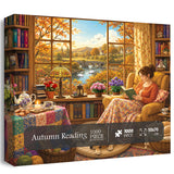 Autumn Reading Jigsaw Puzzle 1000 Pieces