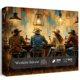 Western Saloon Jigsaw Puzzle 1000 Pieces