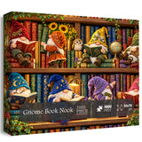 Gnome Book Nook Jigsaw Puzzle 1000 Pieces