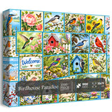 Birdhouse Paradise Jigsaw Puzzle 1000 Pieces