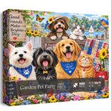 Garden Pet Party Jigsaw Puzzle 1000 Pieces