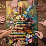 Flower Book Jigsaw Puzzle 1000 Piece