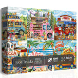 Food Trucks Jigsaw Puzzle 1000 Pieces
