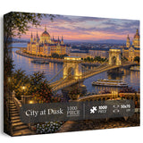 City at Dusk  Jigsaw Puzzle 1000 Pieces