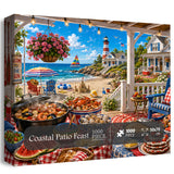 Coastal Patio Feast Jigsaw Puzzle 1000 Pieces