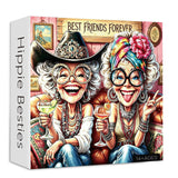 Hippie Besties Jigsaw Puzzle 1000 Pieces