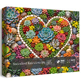 Succulent Kaleidoscope Jigsaw Puzzle 1000 Pieces