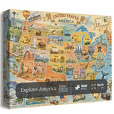 Explore America Jigsaw Puzzle 1000 Pieces