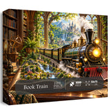 Book Train Jigsaw Puzzle 1000 Pieces