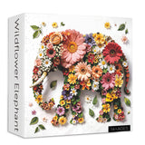Wildflower Elephant Jigsaw Puzzle 1000 Pieces
