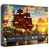 Golden Voyage Jigsaw Puzzle 1000 Pieces