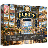Europe Travel Adventure Jigsaw Puzzle 1000 Pieces