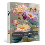 Serene Lotus Art Jigsaw Puzzle 1000 Pieces