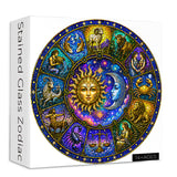 Stained Glass Zodiac Jigsaw Puzzle 1000 Pieces