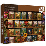 Garden Bookshelf Jigsaw Puzzle 1000 Pieces