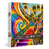 Rainbow Spiral Staircase Jigsaw Puzzle 1000 Pieces