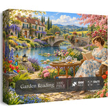 Garden Reading Jigsaw Puzzle 1000 Pieces