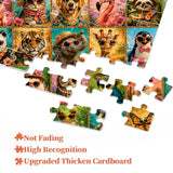 Tropical Animal Party Jigsaw Puzzle 1000 Pieces