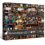 Bookshelf Cat Jigsaw Puzzle 1000 Pieces