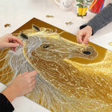 Golden Horse Jigsaw Puzzle 1000 Pieces