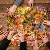 Cottage Tea Time Jigsaw Puzzle 1000 Pieces