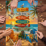 Beach Vibes Signs Jigsaw Puzzle 1000 Pieces