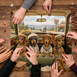 Road Trip Pups Jigsaw Puzzle 1000 Pieces