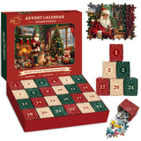 Christmas House Advent Calendar Jigsaw Puzzle  1000 Pieces