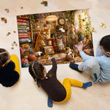 Sewing Cat Cottage Jigsaw Puzzle 1000 Pieces