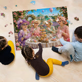 Garden Tea Party Jigsaw Puzzle 1000 Pieces